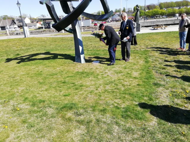MARKERING KRIGSSEILERM HEINE HANSEN BLOMST